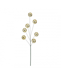 Champagne Mirror Balls Branch (60cm)