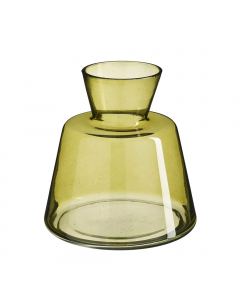 Green Strato Glass Vase (21 cm)
