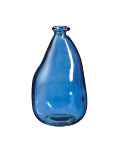 Blue Organic Glass Vase (36 cm)