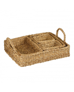 Brown Jace Serving Tray 5pcs (42 cm)