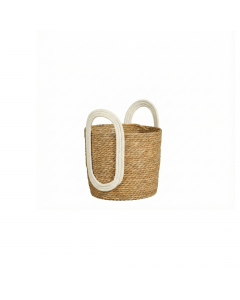 Green Round Storage Basket (28 cm)