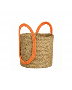 Orange Round Storage Basket (32 cm)