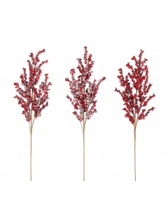 Red Berry Spray (92cm) Each At