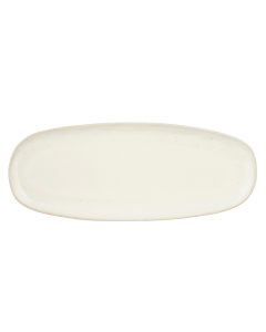 Off White Racco Oval Plate (36 cm)