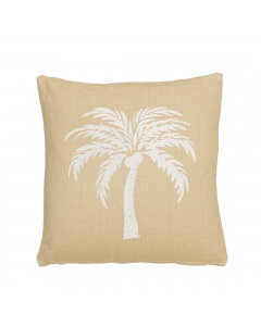 Off White Palm Tree Cushion (45 cm)