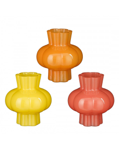 Pink Orange Yellow Vase (12 cm) - Each At