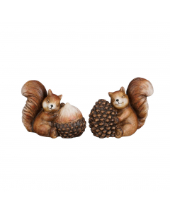 Brown Squirrel Decoration (10.5 cm) - Each At
