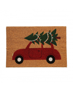 Doormat car red 60xw40xh1.5cm