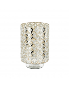 Gold Mosaic Hurricane Light (19 cm)