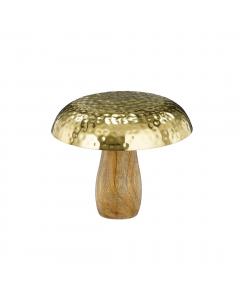 Gold Mushroom Decoration (14 cm)