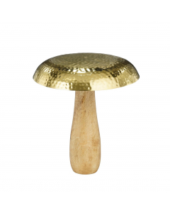 Gold Mushroom Decoration (24 cm)