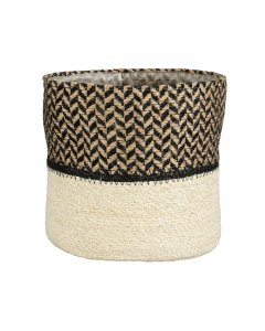 Black Jameson Round Basket (20 cm)