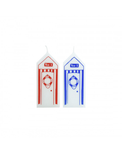 Red Bath House Pillar Candle (12 cm)