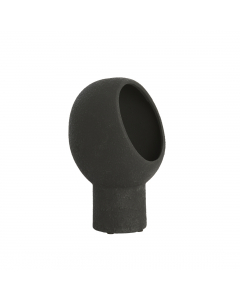 Monk Black Ceramics Table Lamp (30 cm)