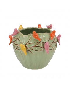 Pistache Bird Pot (15 cm)