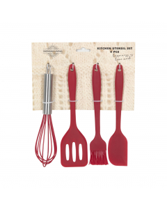 Red Mini Kitchen Set 2pcs (21 cm)