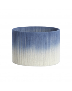 Blue Cream Tossa Cylinder Shade (30 cm)