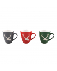 Reindeer Mug Pack Of 6 (540ml)