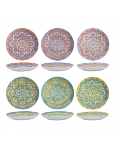 Mandala Dinner Plate Pack of 6