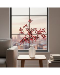 Burgundy Foliage Branch (100 cm)