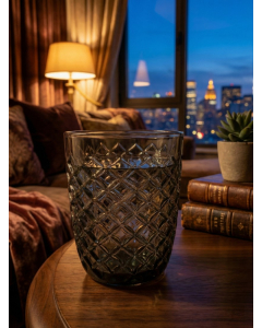 Grey Arlequin Tumbler Glass (25 cl)