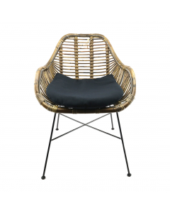 Rattan Iron Chair (83cm)