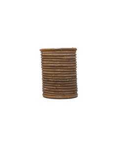 Grey Stripe Round Pot (10 cm)