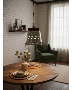 Grey Metallic Ceiling Light (28.5 cm)