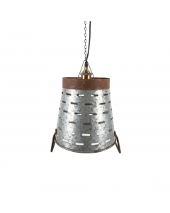 Grey Metallic Ceiling Light (28.5 cm)