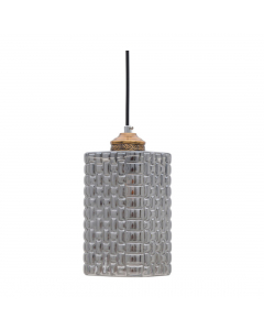 Grey Gold Glass Ceiling Lamp (27.5 cm)
