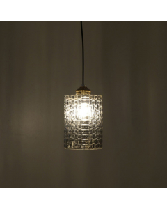 Grey Gold Glass Ceiling Lamp (27.5 cm)