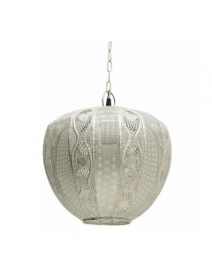 Silver Metal Ceiling Light Plug (33 cm)