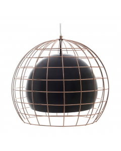 Black Metal Ceiling Lamp (38 cm)