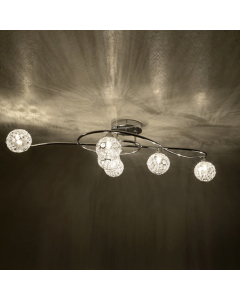 Glass Ceiling Lamp 3 Lights (98 cm)