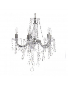 Glass Pendant with 5 Lamps