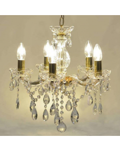 Clear Glass Pendant Lamp (42 cm)
