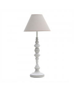 Grey Cream Table Lamp (57 cm)