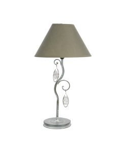 Grey Metal Table Lamp (44 cm)