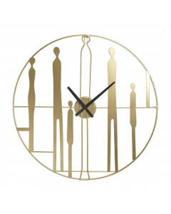 Golden Metal-Plated Clock (52 cm)