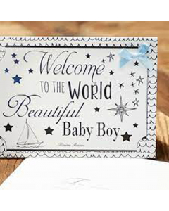 RM Postcard welcome boy