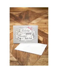 RM Postcard welcome girl