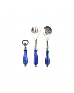 Blue Stainless Bottle Opener