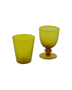 Yellow Tumbler Glass (25 cl)