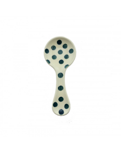White And Green Spoon (25 cm)