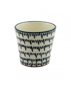 White And Green Pot 3 Colours (14 cm)