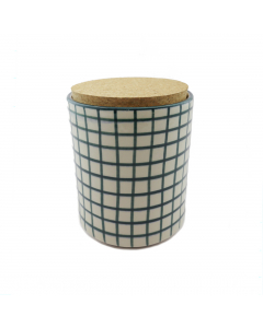 White And Green Pot (19 cm)