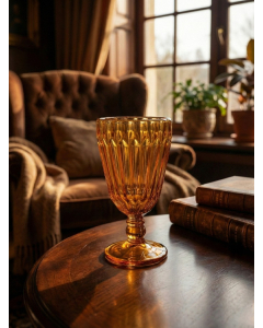 Yellow Fleuria Cote Table Stemmed Glass (300 ml)