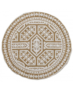 Natural White Jute Rug