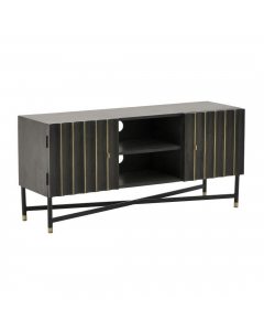 Regency Wood And Gold TV Media Console (130 cm)