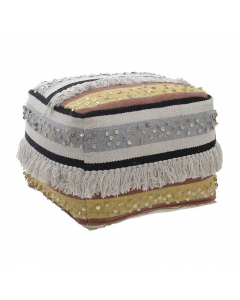 Beaded Fringe Poof (45 cm)